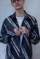 VINTAGE 90S RELAXED FIT LONG SLEEVE WATERCOLOR MEN SHIRT L