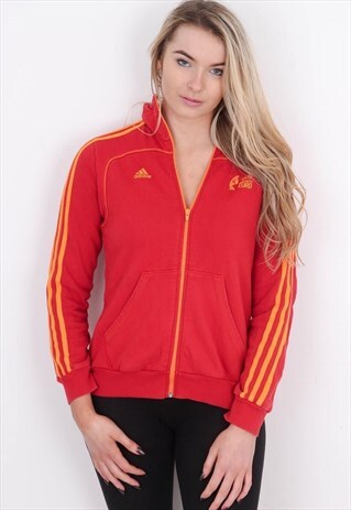 VINTAGE EMBROIDERED ADIDAS TRACK JACKET CVBJA 266