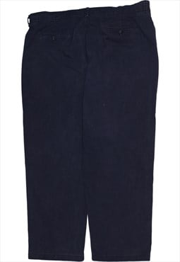 Vintage 90's Lee Trousers / Pants Straight Leg Baggy Navy