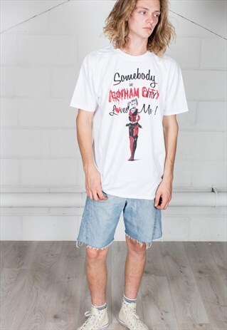 HARLEY QUINN SOMEBODY IN ARKHAM CITY UNISEX T-SHIRT