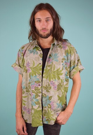 VINTAGE 90'S PATTERNED SHIRT