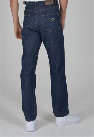 VINTAGE 90S MOSCHINO INDIGO JEANS