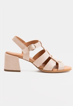 Naguisa Alosa Leather Sandals - Brown