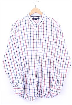 Vintage Tommy Hilfiger Shirt Multicolour Check Long Sleeve