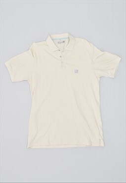 Vintage 90's Sergio Tacchini Polo Shirt Off White