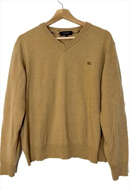 Vintage Burberry brown unisex sweater. Size XL
