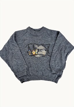 Vintage  knitwear jumper in Grey