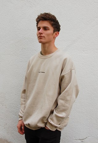 G&G UNISEX SAND WRITING SWEATSHIRT