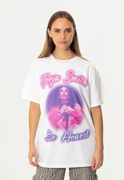 Jorja Smith Unisex Printed T-Shirt in White