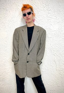 Vintage GIORGIO ARMANI houndstooth blazer