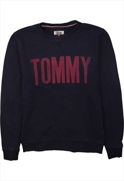 Vintage 90's Tommy Hilfiger Sweatshirt Spellout Crew Neck