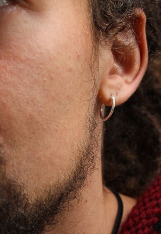 MINI STERLING SILVER HOOPS