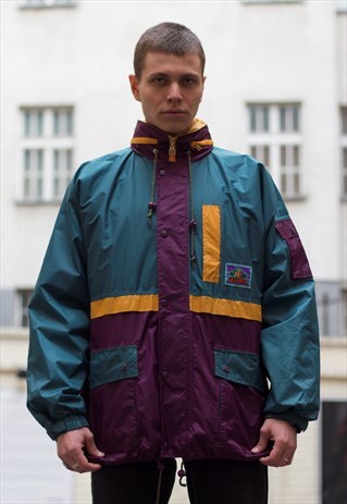 VINTAGE WARM RAVER WINDBREAKER 90S