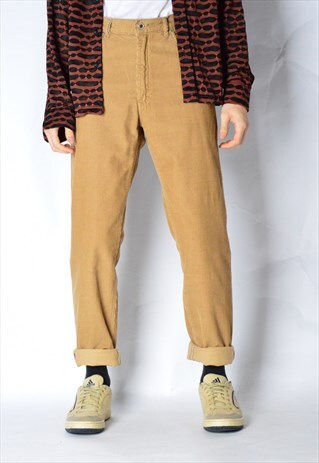 VINTAGE 90S BEIGE CORDUROY PANTS