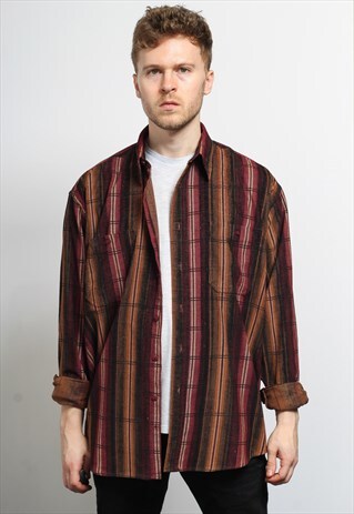 VINTAGE CORDUROY CORD SHIRT