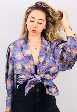 VINTAGE OVERSIZED PATTERN SHIRT