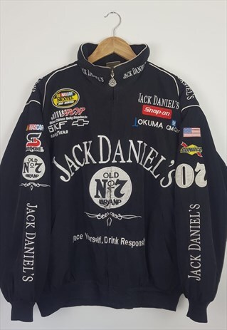 VINTAGE JACK DANIELS MOTORSPORT JACKET BLACK