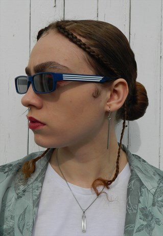 BLUE RETRO 90S SMALL SUNGLASSES