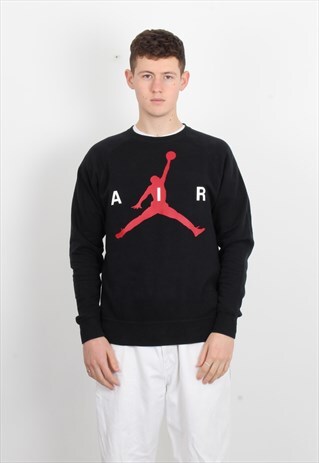 VINTAGE AIR JORDAN SWEATSHIRT BLACK