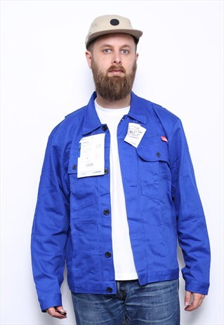 VINTAGE BLUE WORK/CHORE JACKET COAT