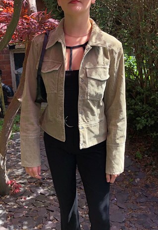 90'S/Y2K VINTAGE CORDUROY JACKET