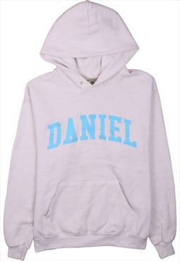 Vintage 90's Lee Hoodie Daniel Pullover White Small