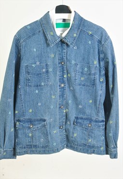 Vintage 00s embroidered denim jacket