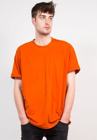 VINTAGE ADIDAS ORANGE T-SHIRT
