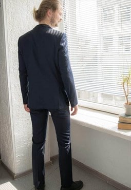 Vintage 80's Navy Suit