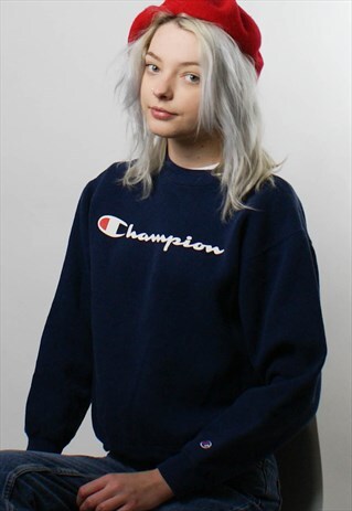 CHAMPION ROUND NECK COLLEGE SWEATSHIRT JUMPER