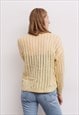 VINTAGE WOMEN'S S M CARDIGAN SWEATER JACKET BLAZER KNITTED