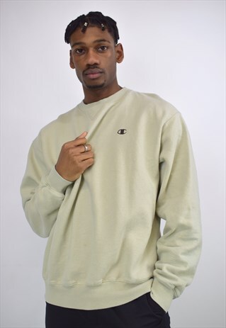 VINTAGE 90S CHAMPION BEIGE SWEATSHIRT