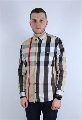 BURBERRY VINTAGE SHIRT MEN RARE