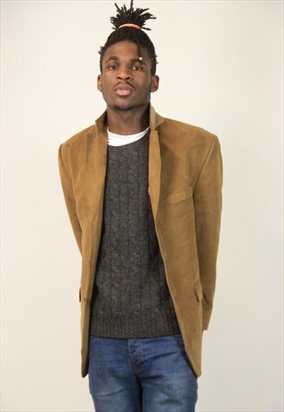 VINTAGE BROWN SUEDE JACKET