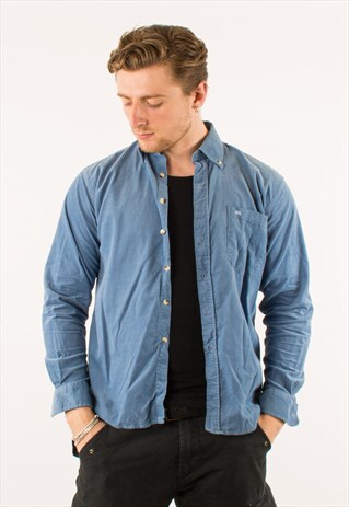 VINTAGE BABY BLUE CORDUROY SHIRT