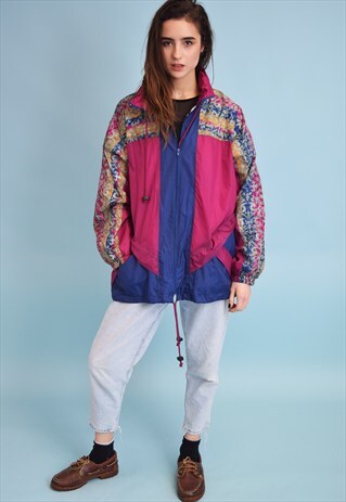90'S RETRO ATHLEISURE SPORTS SHELL PARKA JACKET