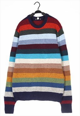 Rainbow Patterned wool knitwear jumper knit 