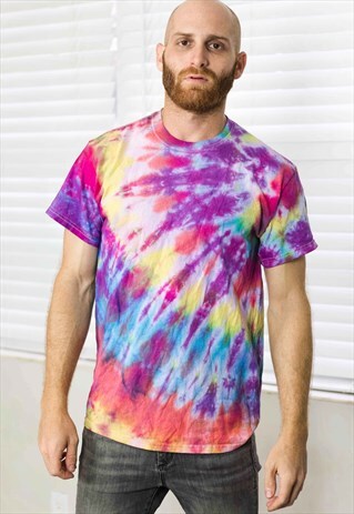 VINTAGE TIE DYE T-SHIRT 90S M 6.1