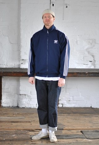 90S ADIDAS 3 STRIPE TRACK JACKET