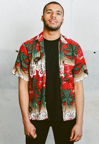 VINTAGE HAWAII PATTERNED SHIRT