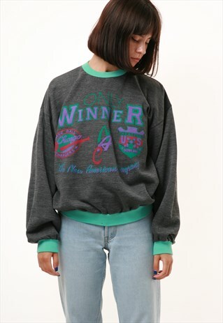 90S VINTAGE OLDSCHOOL ITALIAN SWEATSHIRT 15468