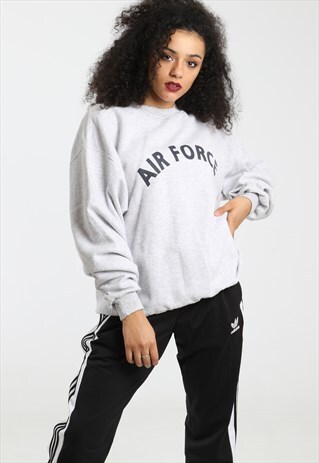 90S VINTAGE MILITARY PRINT SWEATSHIRT