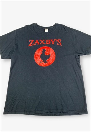 VINTAGE ZAXBY'S RESTAURANT T-SHIRT BLACK XL BV18008