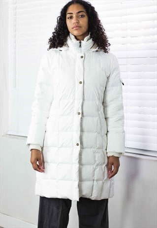 VINTAGE TOMMY HILFIGER PUFFER COAT JACKET LOGO 90S XL 40.6