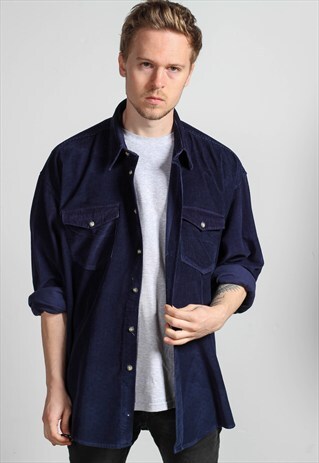 VINTAGE OVERSIZED CORDUROY SHIRT