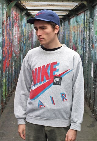 RARE VINTAGE 90S NIKE AIR SPELLOUT SWEATSHIRT