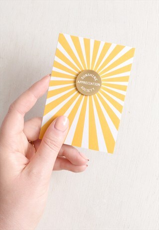 SUNSHINE APPRECIATION SOCIETY - ENAMEL PIN