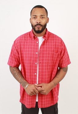 Vintage Wrangler Red Check Short Sleeve Shirt