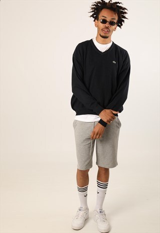 VINTAGE LACOSTE EMBROIDERED LOGO SWEATSHIRT