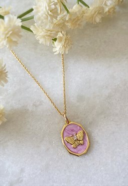 Mariposa Butterfly Necklace